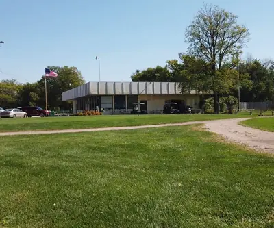 The clubhouse at Van Berg Golf Course in Columbus, Nebraska