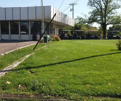 The clubhouse at Van Berg Golf Course in Columbus, Nebraska