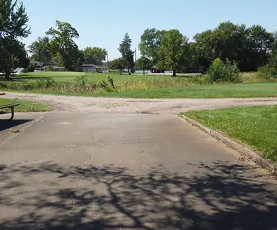 Hole # 1 at Van Berg Golf Course in Columbus, Nebraska