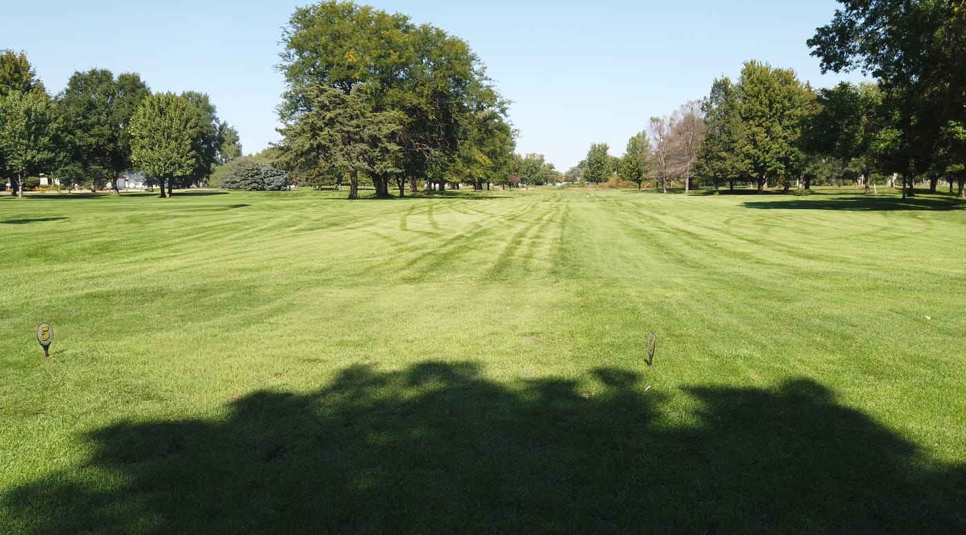 Hole #6 at Van Berg Golf course in Columbus, Nebraska
