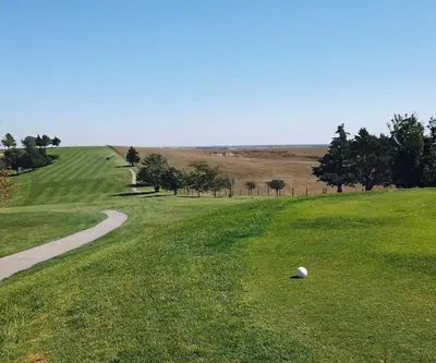 Hole 1 at Gibbon Valley View Golf Course in Gibbon, Nebraska