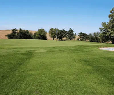 Hole 2 at Gibbon Valley View Golf Course in Gibbon, Nebraska