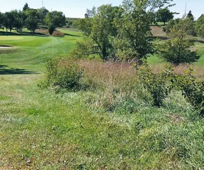 Hole 6 at Gibbon Valley View Golf Course in Gibbon, Nebraska