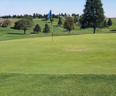 Hole 7 at Gibbon Valley View Golf Course in Gibbon, Nebraska