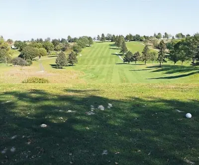 Hole 8 at Gibbon Valley View Golf Course in Gibbon, Nebraska