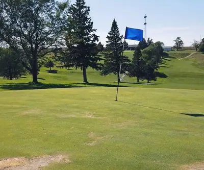 Hole 8 at Gibbon Valley View Golf Course in Gibbon, Nebraska