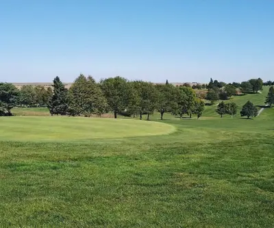 Hole 9 at Gibbon Valley View Golf Course in Gibbon, Nebraska