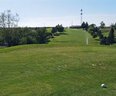 Hole 9 at Gibbon Valley View Golf Course in Gibbon, Nebraska