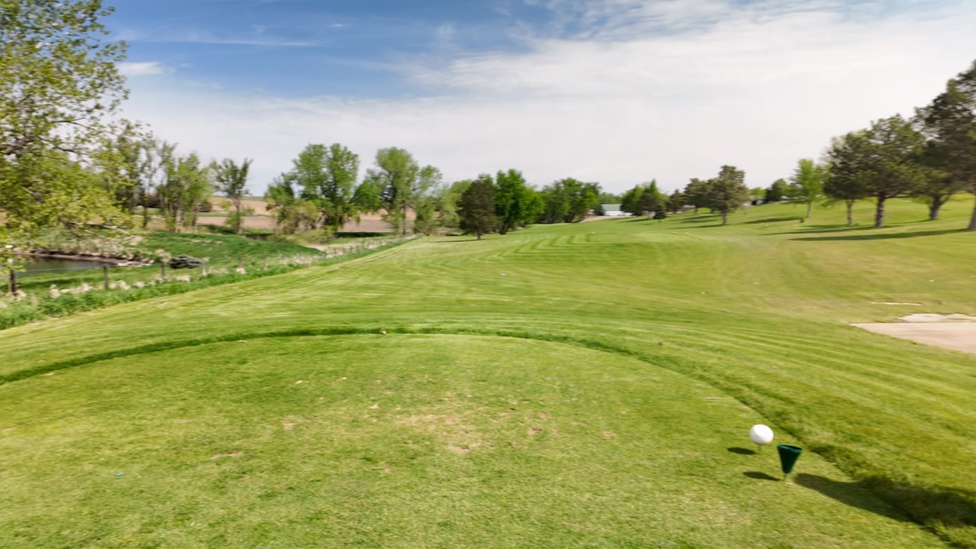 A rolling, wandering layout at Club 91 Golf Course in Leigh, Nebraska.