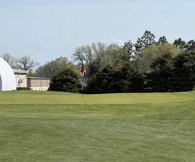 Hole 2 green at O'Neill Golf Club in O'Neill, Nebraska