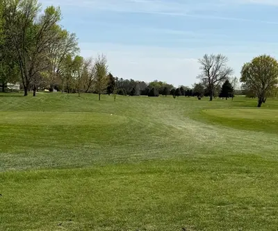 Hole 2 at O'Neill Golf Club in O'Neill, Nebraska