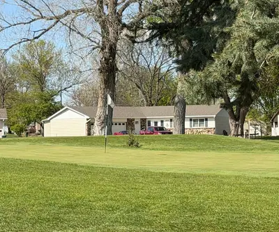 Hole 3 green at O'Neill Golf Club in O'Neill, Nebraska