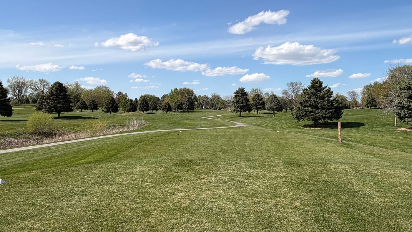 Hole 3 at O'Neill Golf Club in O'Neill, Nebraska