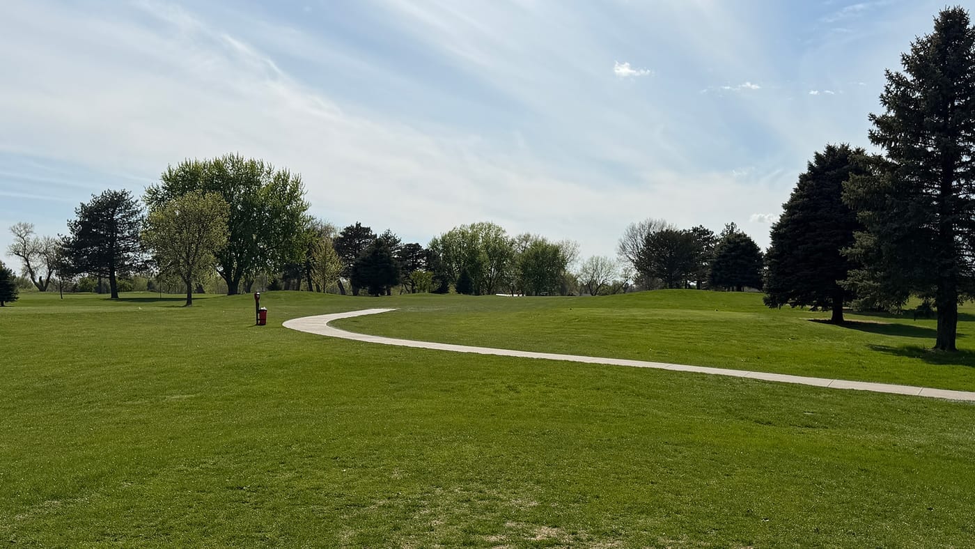 Hole 4 at O'Neill Golf Club in O'Neill, Nebraska