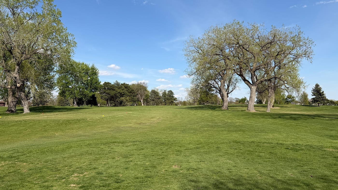 Hole 5 at O'Neill Golf Club in O'Neill, Nebraska