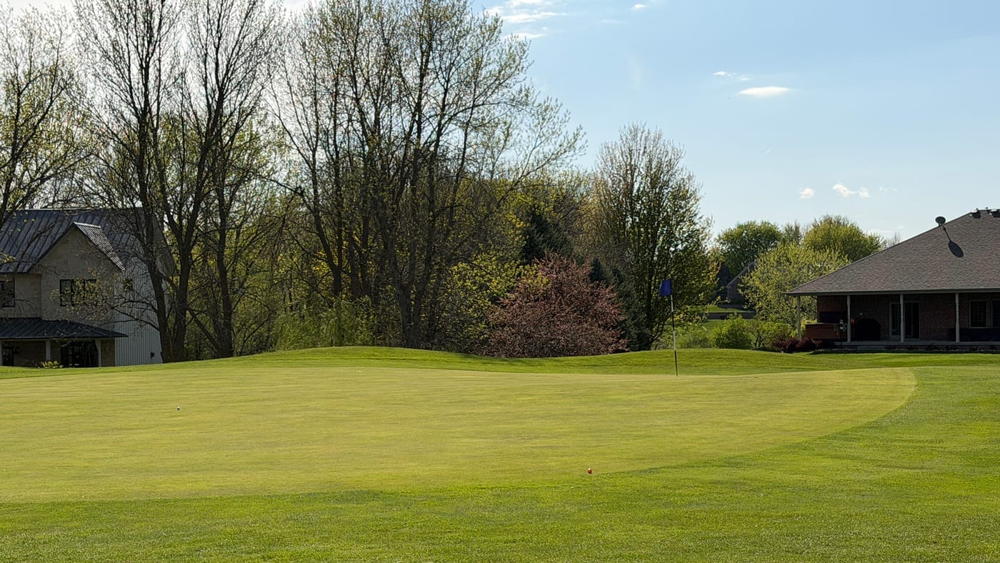 Hole 6 green at O'Neill Golf Club in O'Neill, Nebraska