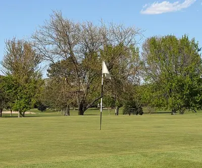 Hole 7 green at O'Neill Golf Club in O'Neill, Nebraska