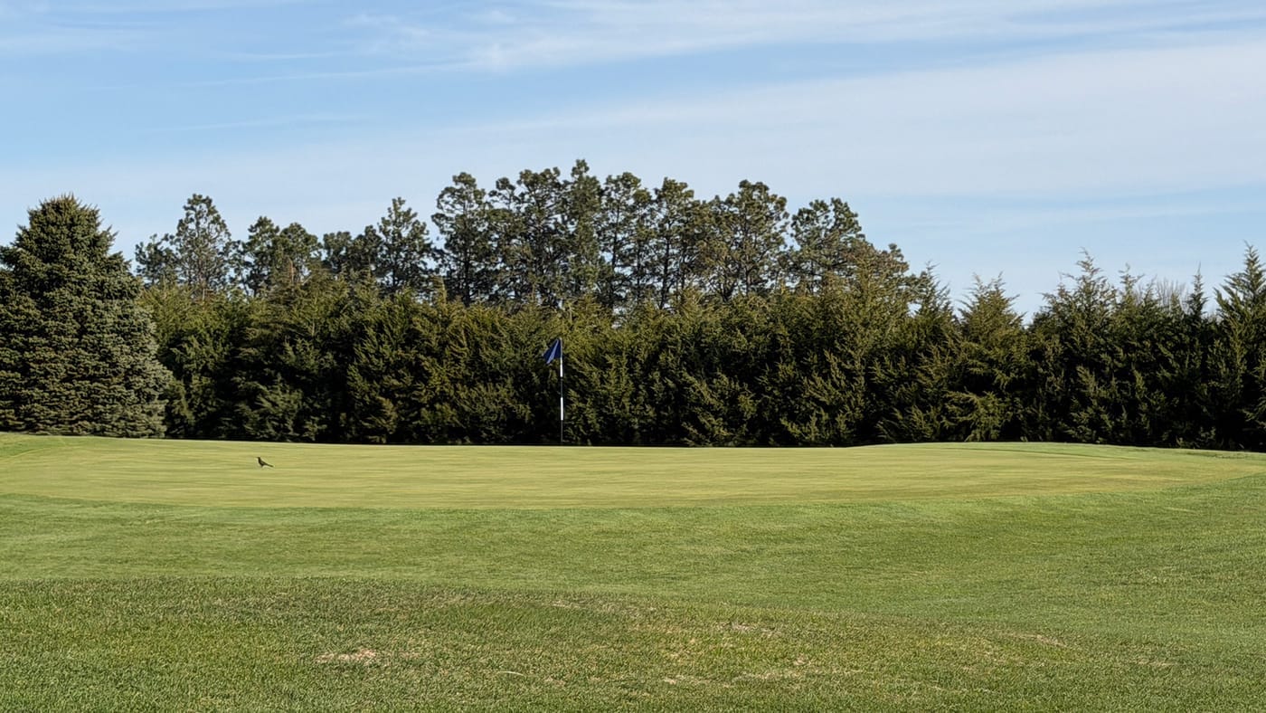 Hole 8 green at O'Neill Golf Club in O'Neill, Nebraska