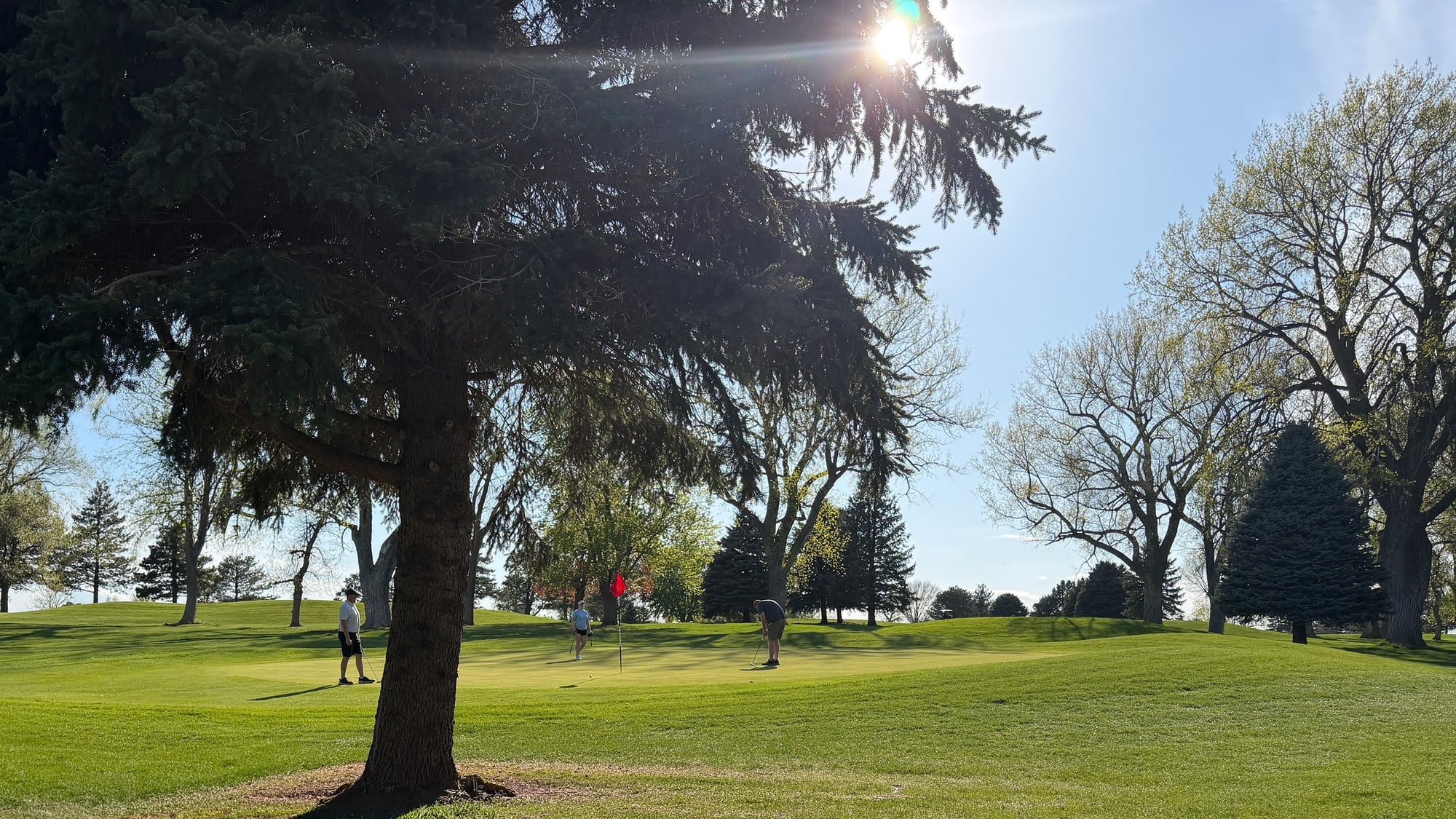 Hole 9 at O'Neill Golf Club in O'Neill, Nebraska
