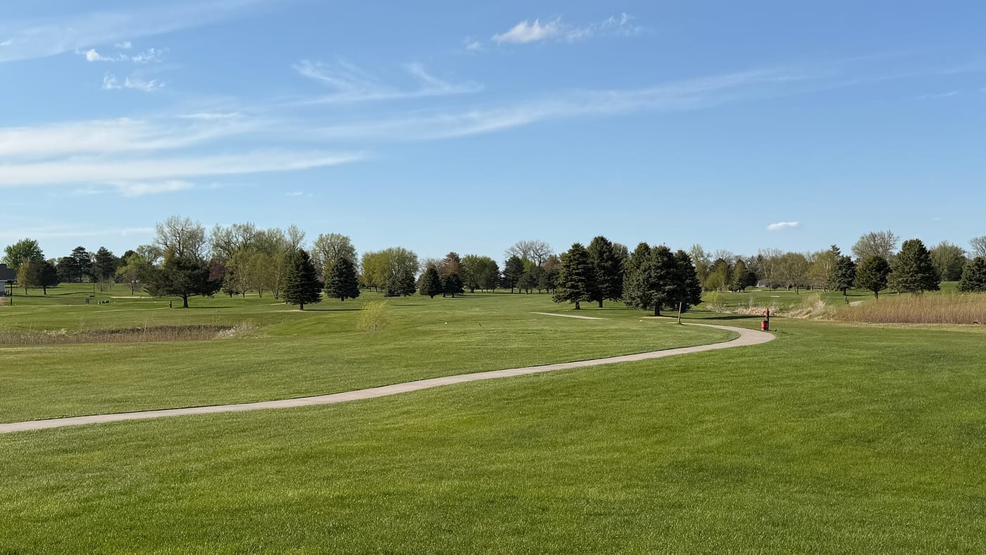 Hole 9 at O'Neill Golf Club in O'Neill, Nebraska